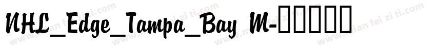 NHL_Edge_Tampa_Bay M字体转换